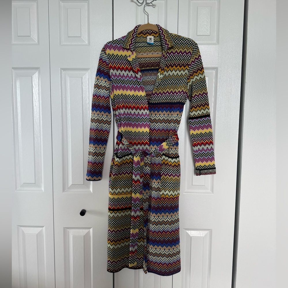 M Missoni sweater coat